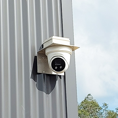 Secure self storage facility Coolum, with security cameras