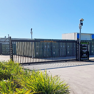 Secure self storage facility Coolum, with gated security
